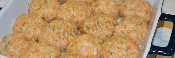 тефтели из индейки в духовке с рисом