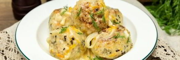 тефтели из индейки в сметанном соусе