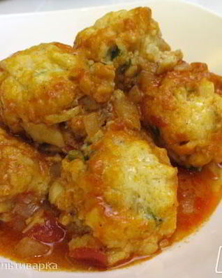 Тефтели из трески в томатном соусе