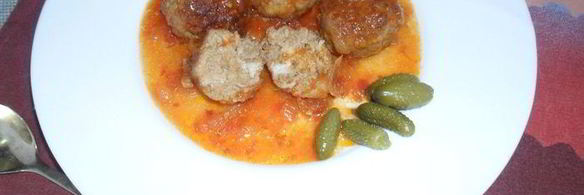 тефтели по-домашнему с шалфеем в томатном соусе