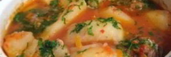 тефтели с картошкой