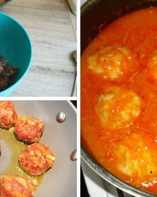 Тефтели с начинкой