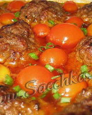 Тефтели с овощами