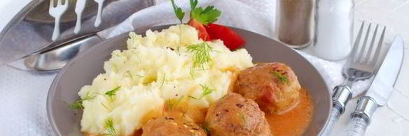 тефтели с рисом с подливкой