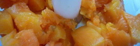 тефтели с тыквенным пюре под грибным соусом