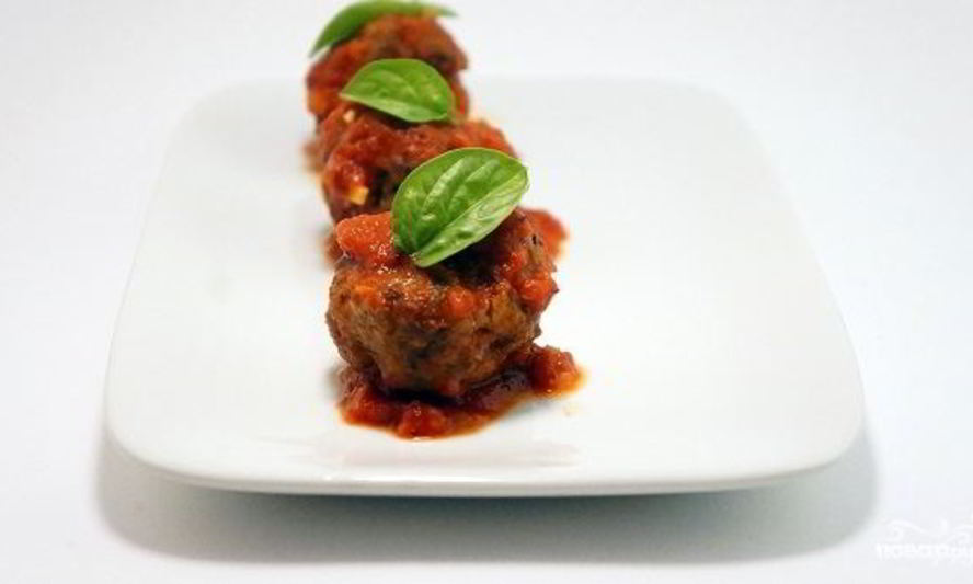 Рецепт тефтелей в духовке с сыром