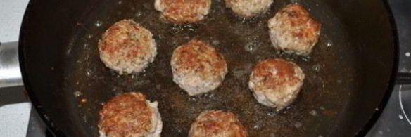 тефтели, запеченные в багете