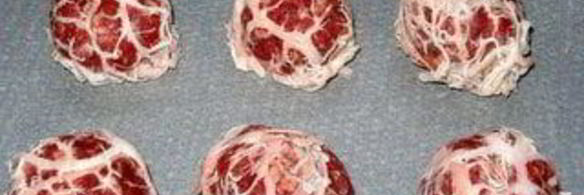 тефтельки в свиной жировой сетке