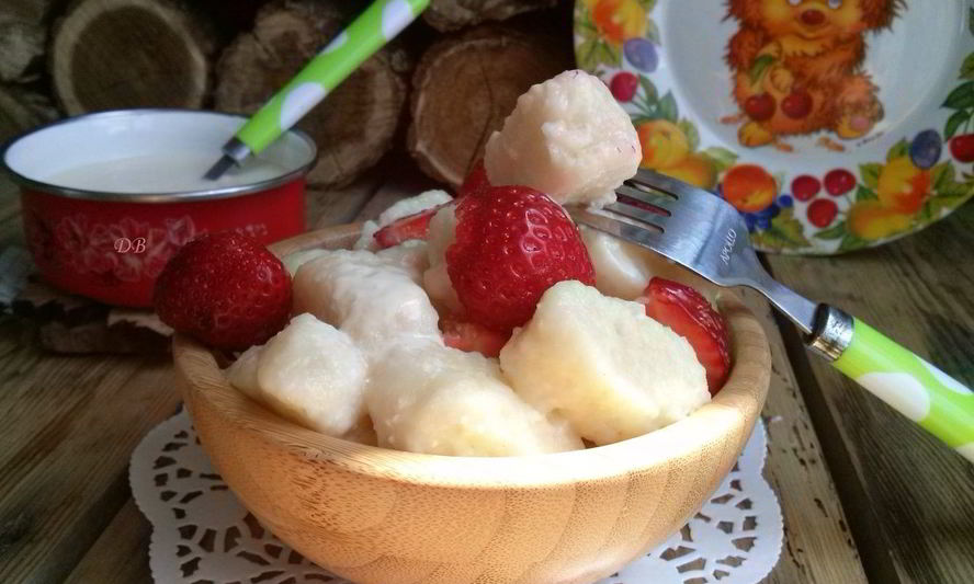 Рецепт ленивых вареников из творога