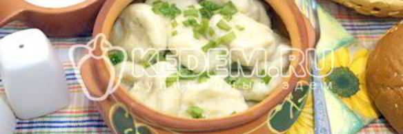 ленивые вареники с картошкой