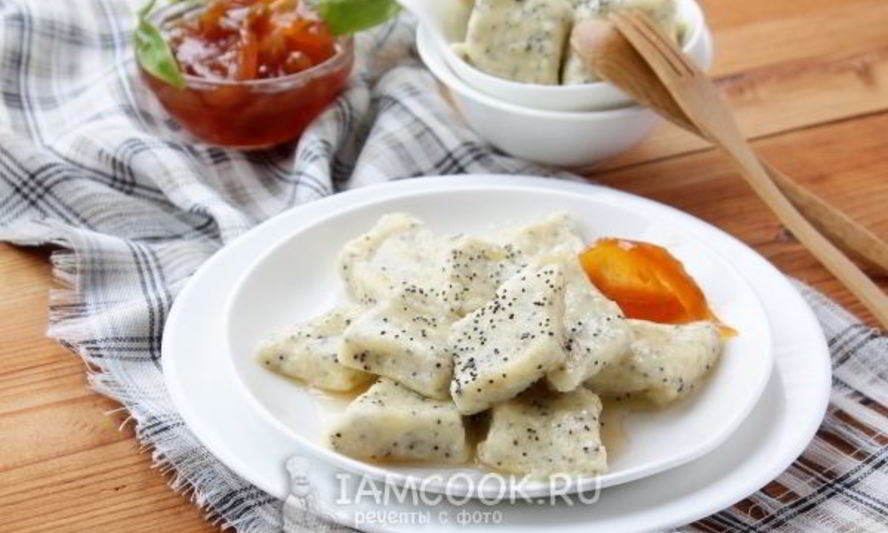 Рецепт ленивых вареников с творогом и маком