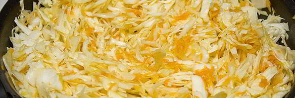 постные вареники с капустой