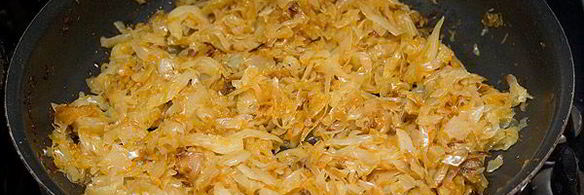 постные вареники с капустой