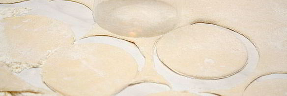 постные вареники с капустой