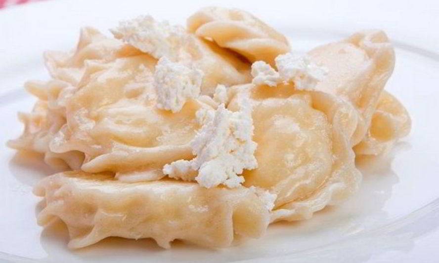 Рецепт простых вареников с творожной начинкой