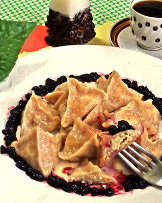 Вареники из полезного теста