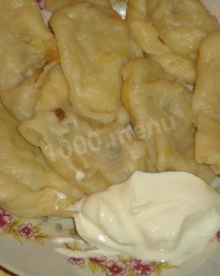 Вареники картофельные с грибами