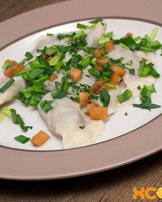 Вареники с гречкой и грибами