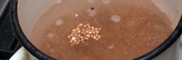 вареники с гречкой и грибами