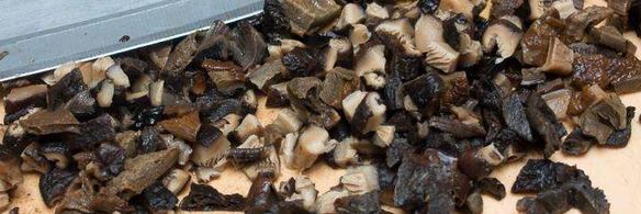 вареники с гречкой и грибами