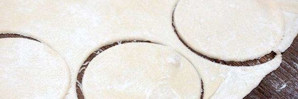 вареники с гречкой и грибами