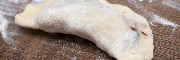 вареники с гречкой и грибами