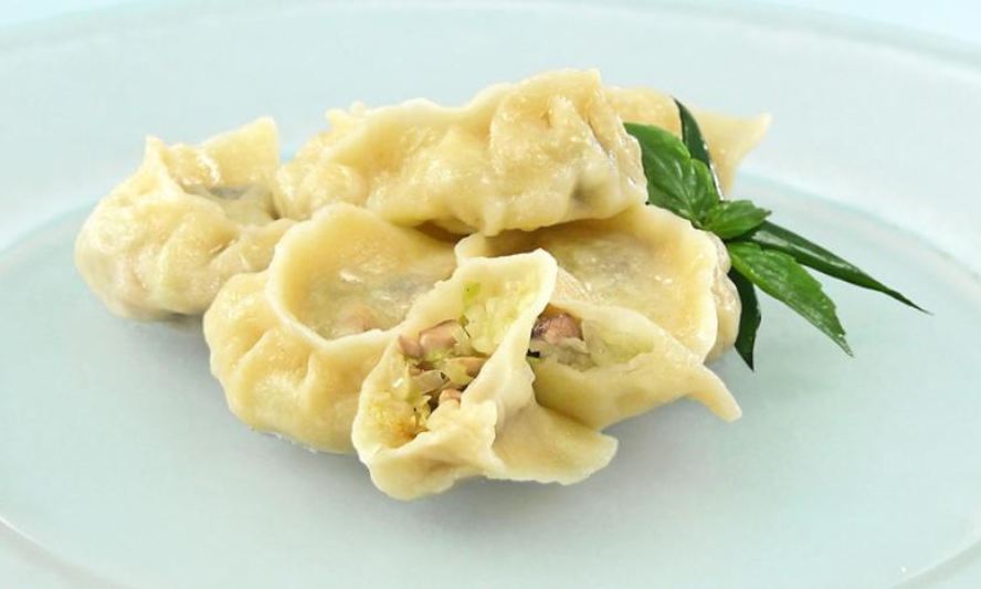 Рецепт вареников с капустой и грибами