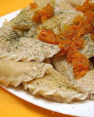 Вареники с капустой