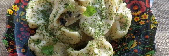 вареники с картофелем и грибами самые любимые