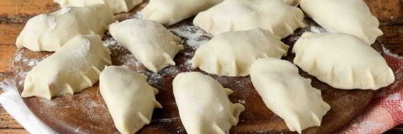 вареники с клубникой