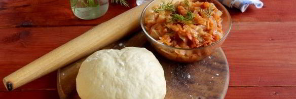 вареники с квашеной капустой и салом