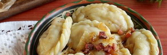 вареники с квашеной капустой и салом