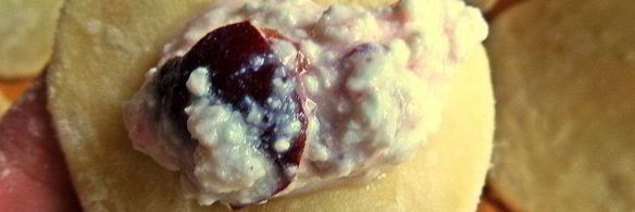 вареники с творогом и черешней