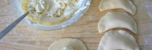 вареники с творогом