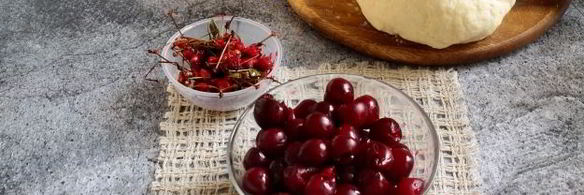 вареники с вишней на кефире с содой