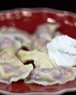 Вареники с вишней