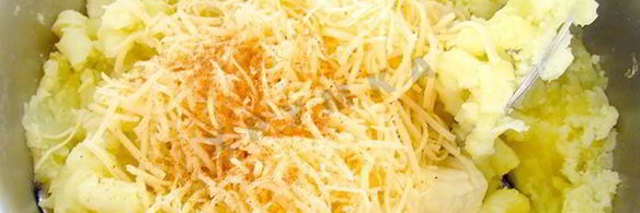 запеченное картофельное пюре