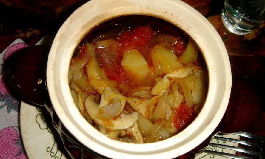 Рецепт грибного жаркого