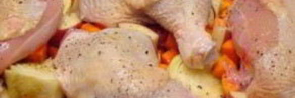 куриное жаркое с овощами