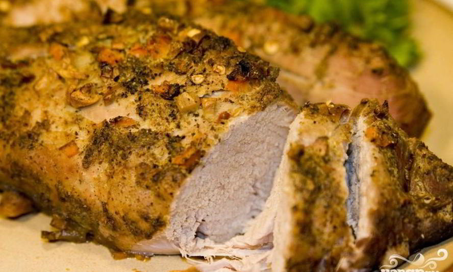 Рецепт свиного жаркого в красном вине