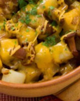 Жаркое из баранины с лисичками