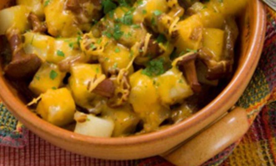 Рецепт жаркого из баранины с лисичками