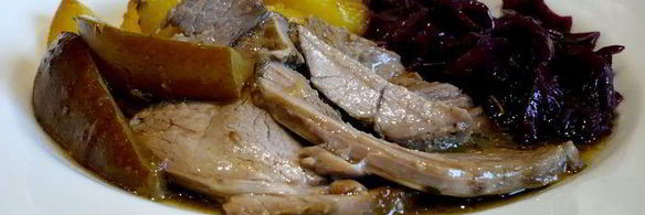 жаркое из барашка с грушами и петрушкой