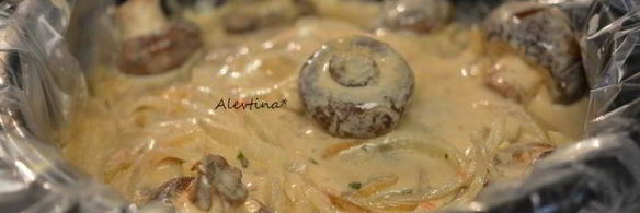 жаркое из говядины с грибами