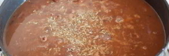 жаркое из говядины с клюквой