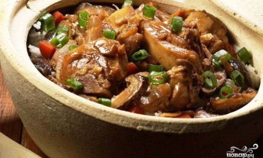 Рецепт жаркого из кролика в горшочках