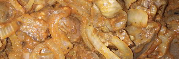 жаркое из куриных потрошков