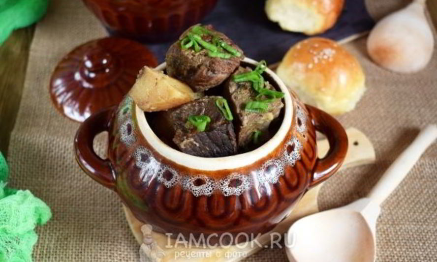 Рецепт жаркого из лосятины