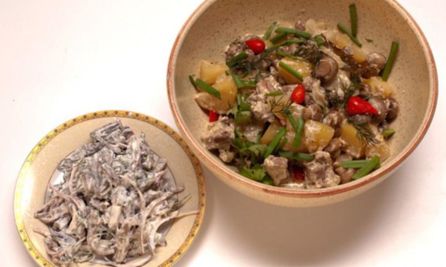 Рецепт жаркого из свинины с овощами в горшочке