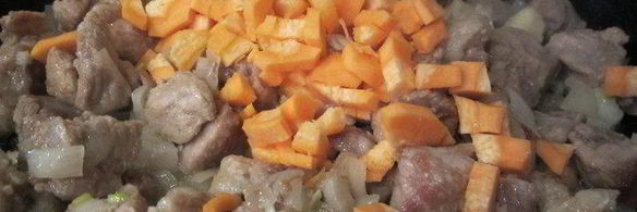 жаркое по-домашнему в гранатовом соусе